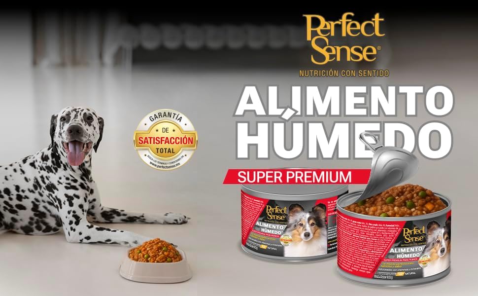 Lata Alimento Húmedo Premium 140 g P/Perro PERFECT SENSE