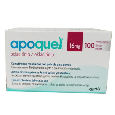 Apoquel 16 MG con 100 tabletas