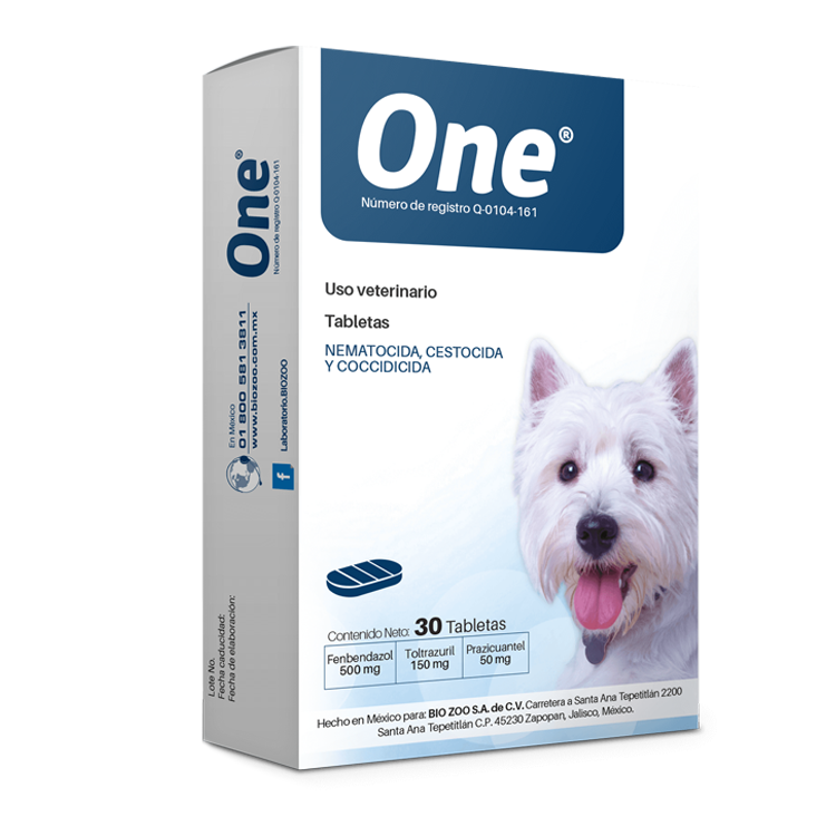 One - Biozoo caja con 30 tabletas