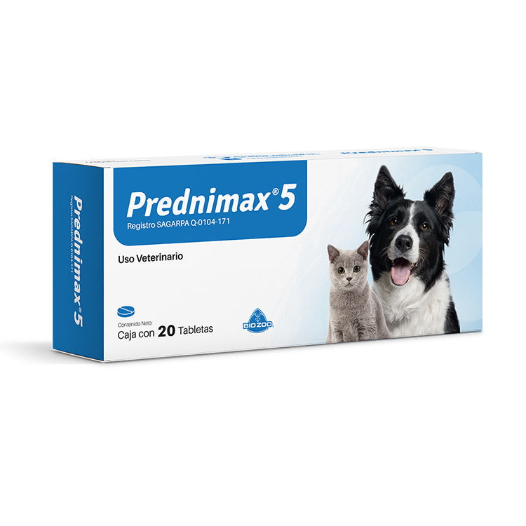 Prednimax 5 con 20 tabletas