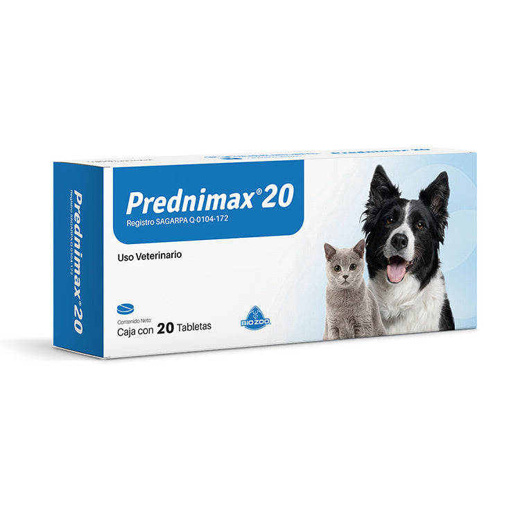 Prednimax 20 con 20 tabletas