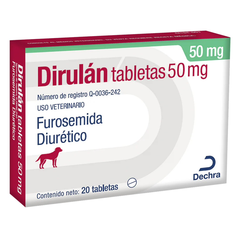 Dirulán 50 mg tabletas (20 TAB)