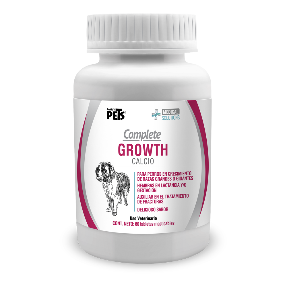 Complete Growth tabletas masticables de calcio C/60 Tab