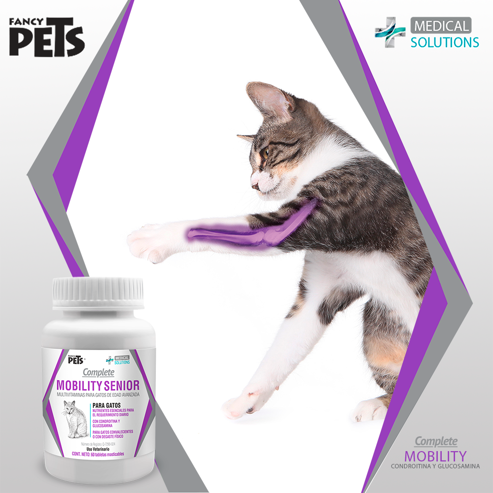 Complete Mobility Senior para Gatos C/60 Tab