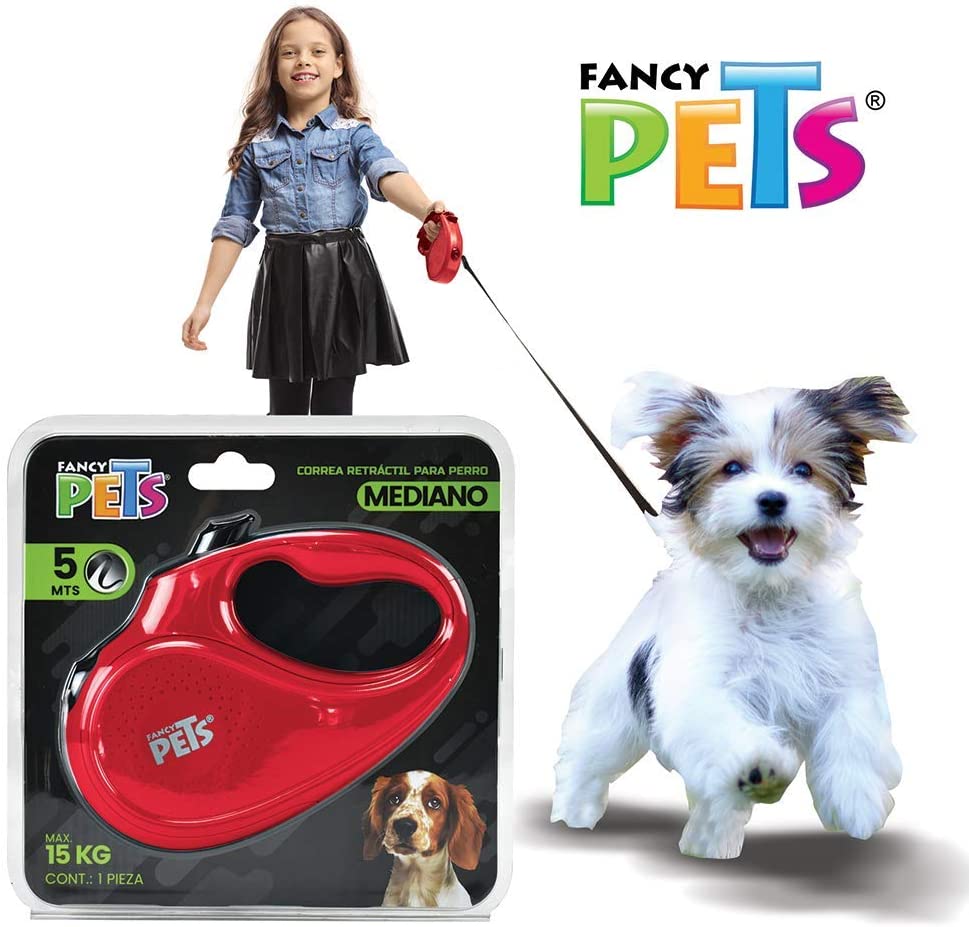 Correa retractil roja