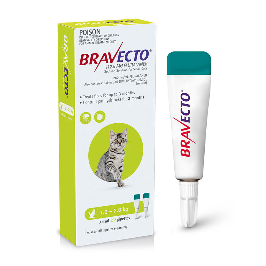 BRAVECTO PLUS GATO (1.2 a 2.8 Kg) - 1 Pipeta