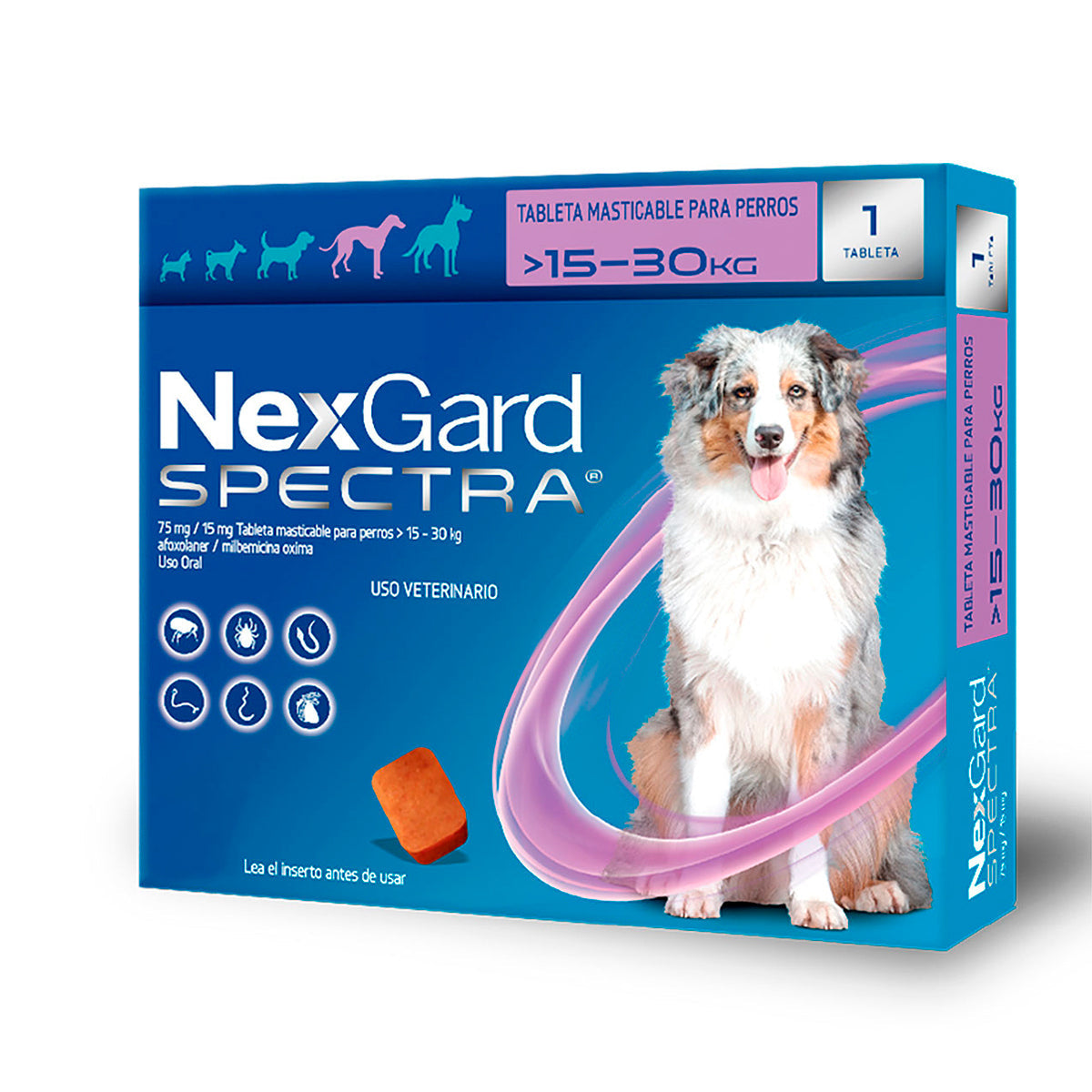 NexGard SPECTRA 15 - 30 Kg G con 1 TAB