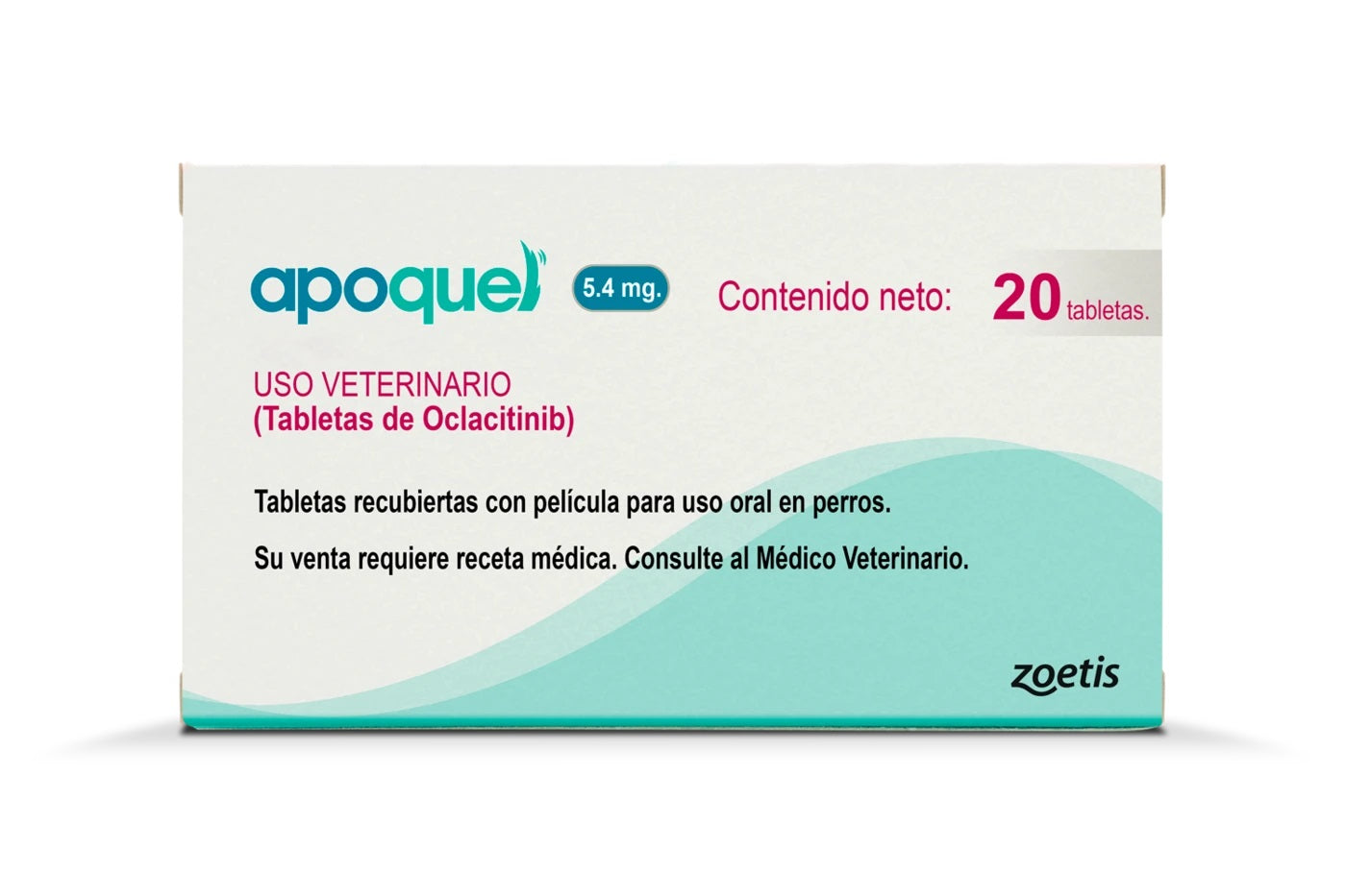 Apoquel 5.4 MG con 20 tabletas - MASTICABLE