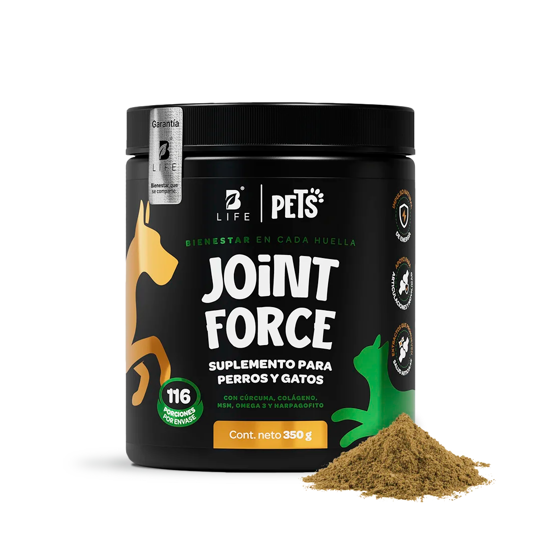 Joint Force Suplemento Articular en Polvo 350 g (Perros y Gatos)