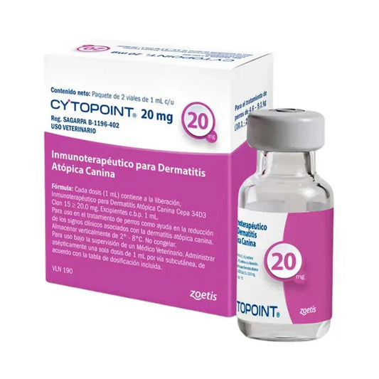 CYTOPOINT 20 mg c/2 viales - Refrigerado