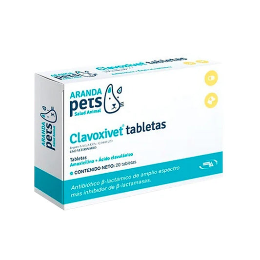 Clavoxivet 20 Tab Aranda Pets
