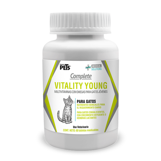 Complete Vitality Young para Gatos C/60 Tab