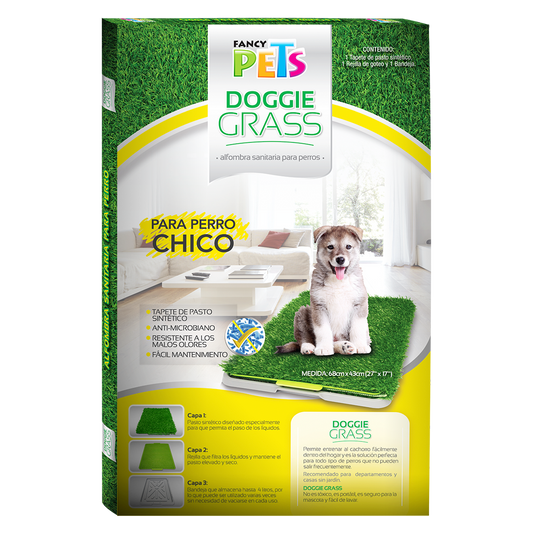 Tapete entrenador de pasto sintético - Doggie Grass
