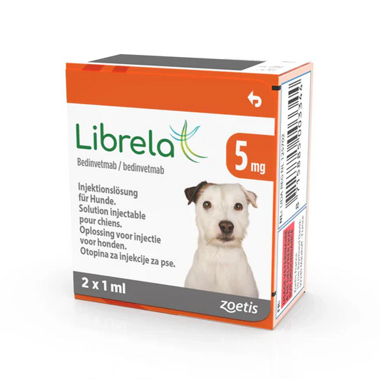 Librela 5 mg c/2 viales (5 a 10 Kg) - Refrigerado