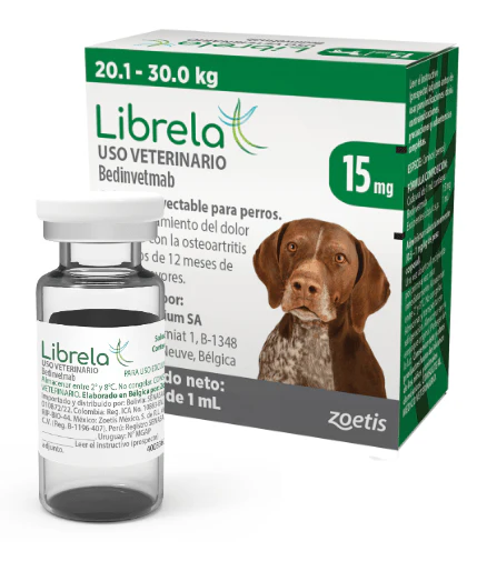 Librela 15 mg c/2 viales (20 a 30 Kg) - Refrigerado