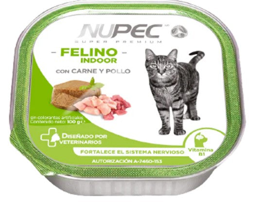 Lata Nupec Gato - Felino Indoor 100g