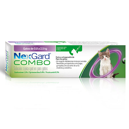 NexGard COMBO 0.8 - 2.5 Kg con 1 x 0.3 ml