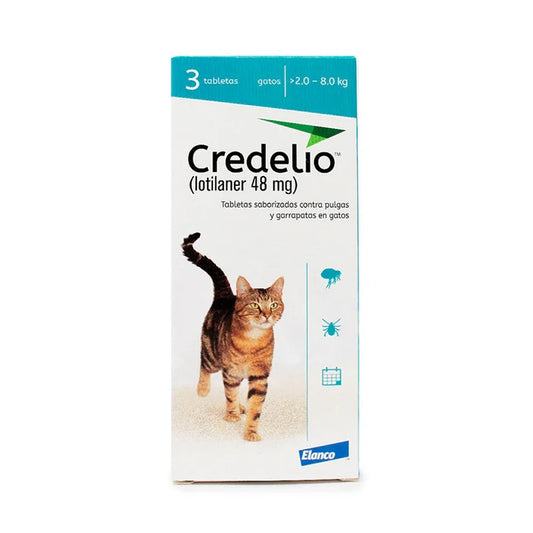 Credelio Gatos 3Tab 48 mg Elanco
