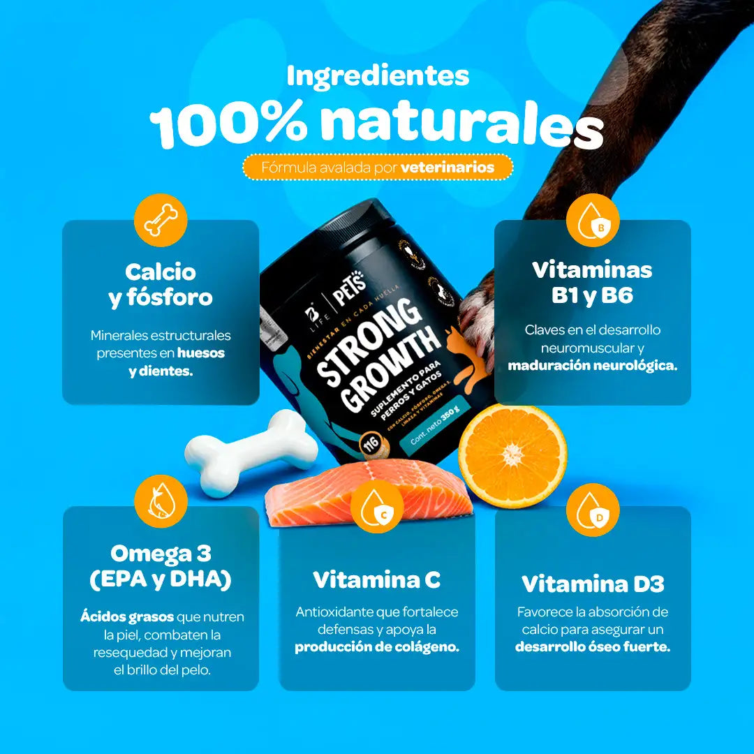 Growth Strong para Desarrollo 350 g (Perros y Gatos)