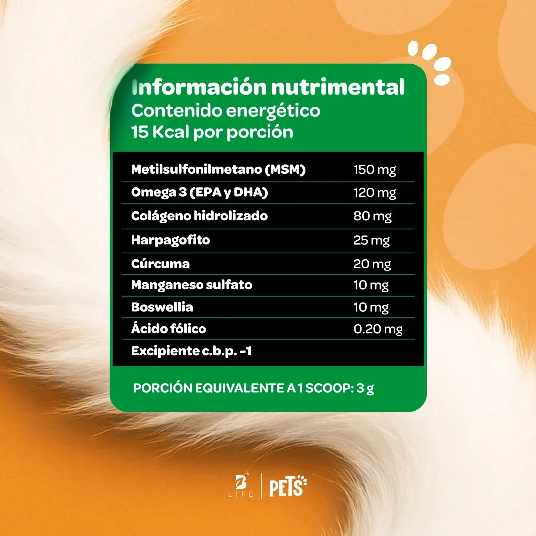 Joint Force Suplemento Articular en Polvo 350 g (Perros y Gatos)