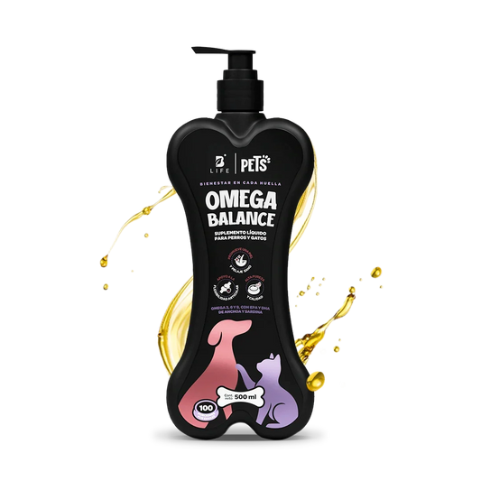 Omega Balance para Perros y Gatos 500 ml (Omega 3, 6 y 9 - EPA y DHA)