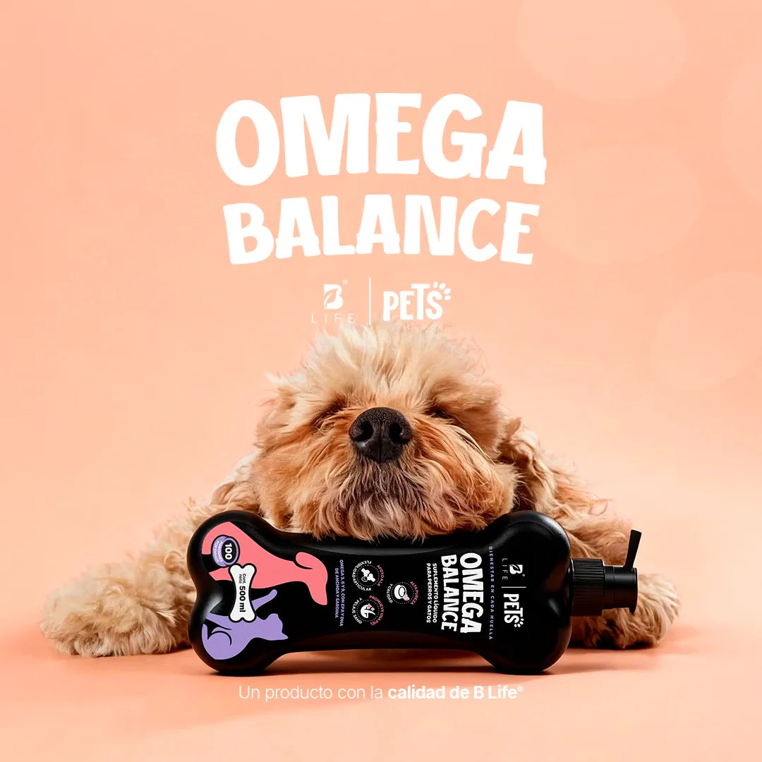Omega Balance para Perros y Gatos 500 ml (Omega 3, 6 y 9 - EPA y DHA)