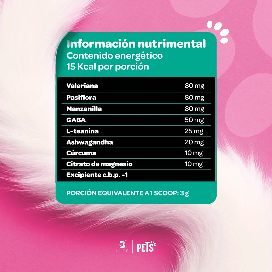 Relax & Calm Suplemento relajante 350 g (Perros y Gatos)